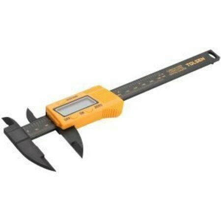 TOLSEN Carbon Fiber Digital Caliper Carbon Fiber Composite Construction, Three-Way Measurement 35052